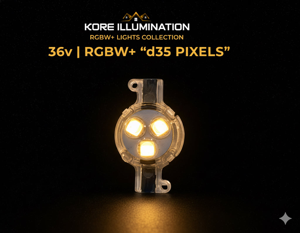 RGBW+ 36v “D35 Pixels”